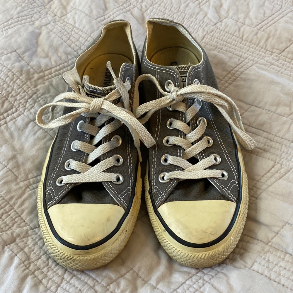 Converse All Star grey sneakers low wm 8 / men 6